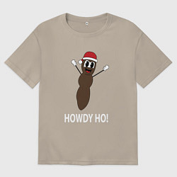 Футболка оверсайз мужская Мистер Говняшка, цвет: миндальный