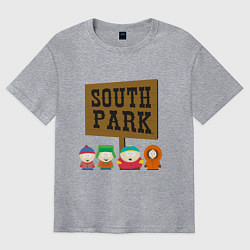 Футболка оверсайз мужская South Park, цвет: меланж