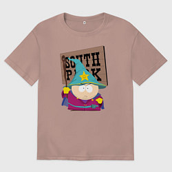 Футболка оверсайз мужская ЮЖНЫЙ ПАРК, цвет: пыльно-розовый