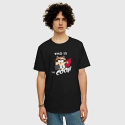 Футболка оверсайз мужская South Park Who is the Coon?, цвет: черный — фото 2