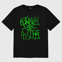 Мужская футболка оверсайз GTA Tag GROVE