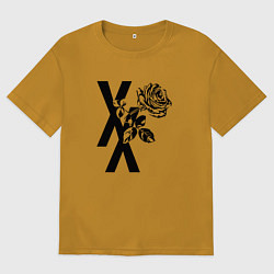 Футболка оверсайз мужская Machine Gun Kelly, цвет: горчичный