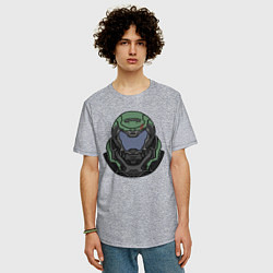 Футболка оверсайз мужская Палач Рока, цвет: меланж — фото 2