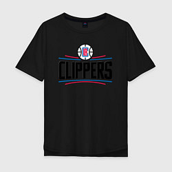 Мужская футболка оверсайз Los Angeles Clippers 1