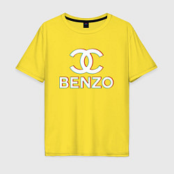 Футболка оверсайз мужская BBT BENZO GANG, цвет: желтый