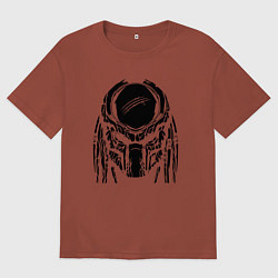 Футболка оверсайз мужская PREDATOR, цвет: кирпичный