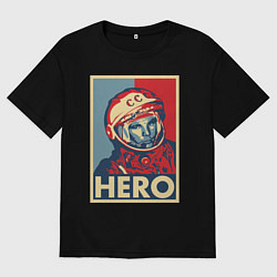 Мужская футболка оверсайз ЮРИЙ ГАГАРИН