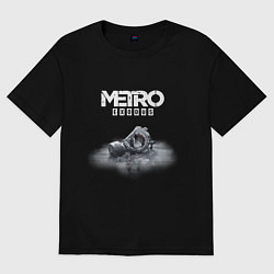 Футболка оверсайз мужская METRO EXODUS, цвет: черный