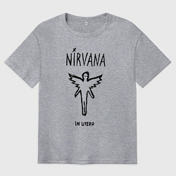 Мужская футболка оверсайз Nirvana In utero