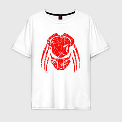 Футболка оверсайз мужская PREDATOR, цвет: белый