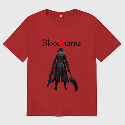 Футболка оверсайз мужская Bloodborne, цвет: красный
