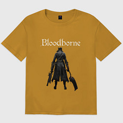 Футболка оверсайз мужская Bloodborne, цвет: горчичный
