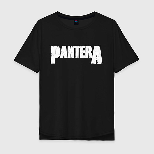 Мужская футболка оверсайз Pantera / Черный – фото 1