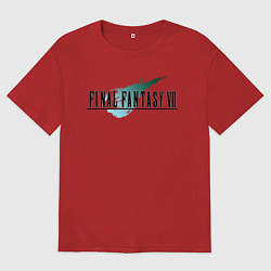 Футболка оверсайз мужская FINAL FANTASY VII: REMAKE, цвет: красный