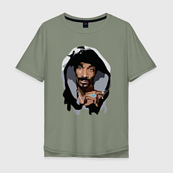 Мужская футболка оверсайз Snoop Dogg