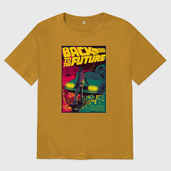 Мужская футболка оверсайз Back to the Future