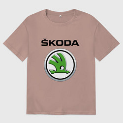 Мужская футболка оверсайз SKODA
