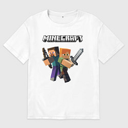 Мужская футболка оверсайз MINECRAFT