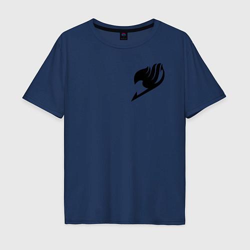 Мужская футболка оверсайз FAIRY TAIL / Тёмно-синий – фото 1