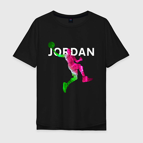 Мужская футболка оверсайз MICHAEL JORDAN Z / Черный – фото 1