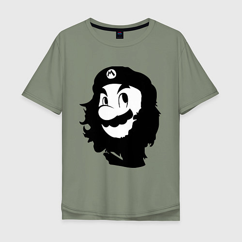 Мужская футболка оверсайз Che Mario / Авокадо – фото 1