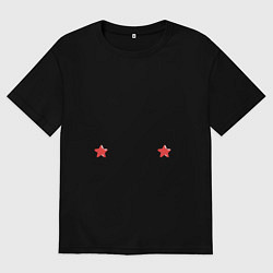 Мужская футболка оверсайз Паша защитник что надо