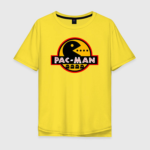 Мужская футболка оверсайз PAC-MAN / Желтый – фото 1