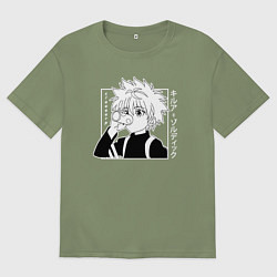 Мужская футболка оверсайз Killua Hunter x Hunter Киллуа