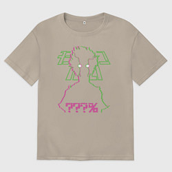 Мужская футболка оверсайз Mob Psycho 100%