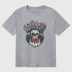 Футболка оверсайз мужская Орксий Waaagh, цвет: меланж