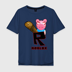 Мужская футболка оверсайз ROBLOX: PIGGI
