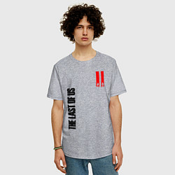 Футболка оверсайз мужская THE LAST OF US II, цвет: меланж — фото 2