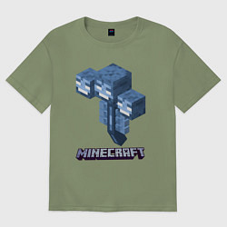 Футболка оверсайз мужская Minecraft game, цвет: авокадо