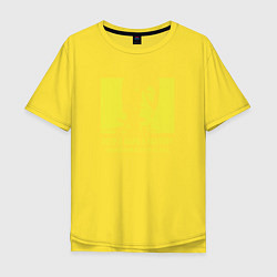 Футболка оверсайз мужская VANSAMA OFFICIAL Yellow, цвет: желтый