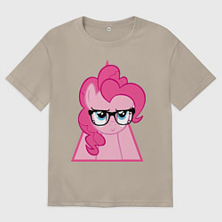 Мужская футболка оверсайз Pinky Pie hipster