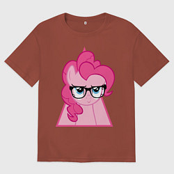 Мужская футболка оверсайз Pinky Pie hipster