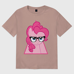 Футболка оверсайз мужская Pinky Pie hipster, цвет: пыльно-розовый