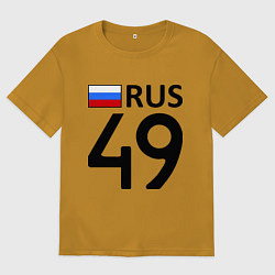 Мужская футболка оверсайз RUS 49