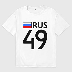 Мужская футболка оверсайз RUS 49