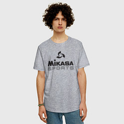 Футболка оверсайз мужская MIKASA SPORTS, цвет: меланж — фото 2
