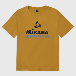 Футболка оверсайз мужская MIKASA SPORTS, цвет: горчичный