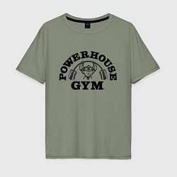 Футболка оверсайз мужская GYM, цвет: авокадо