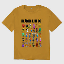 Мужская футболка оверсайз ROBLOX PIGGY