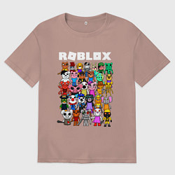 Мужская футболка оверсайз ROBLOX PIGGY