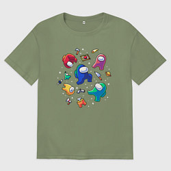 Мужская футболка оверсайз Among Us