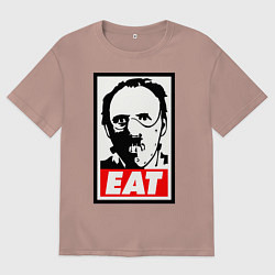 Мужская футболка оверсайз Ганнибал Лектор