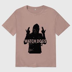 Мужская футболка оверсайз Watch dogs 2 Z