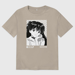 Мужская футболка оверсайз Аска ева 02