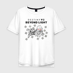 Футболка оверсайз мужская Destiny 2: Beyond Light, цвет: белый