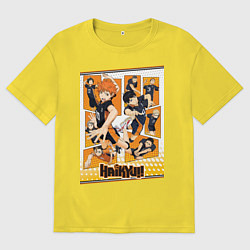 Мужская футболка оверсайз Haikyuu Haikyu Haikuu